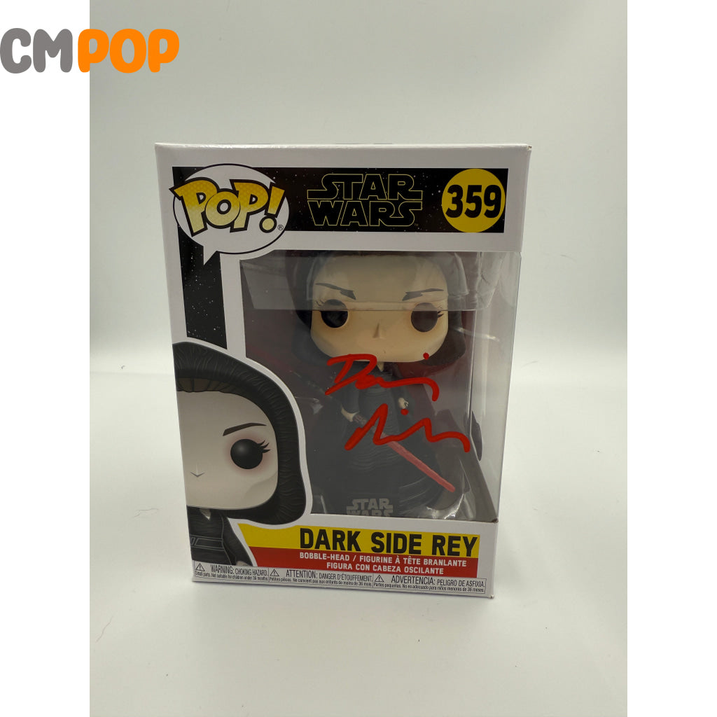 Dark Side Rey - #359 - Funko Pop! - Star Wars - Signed by Ridley Daisy - Certified Pop! Funko Pop