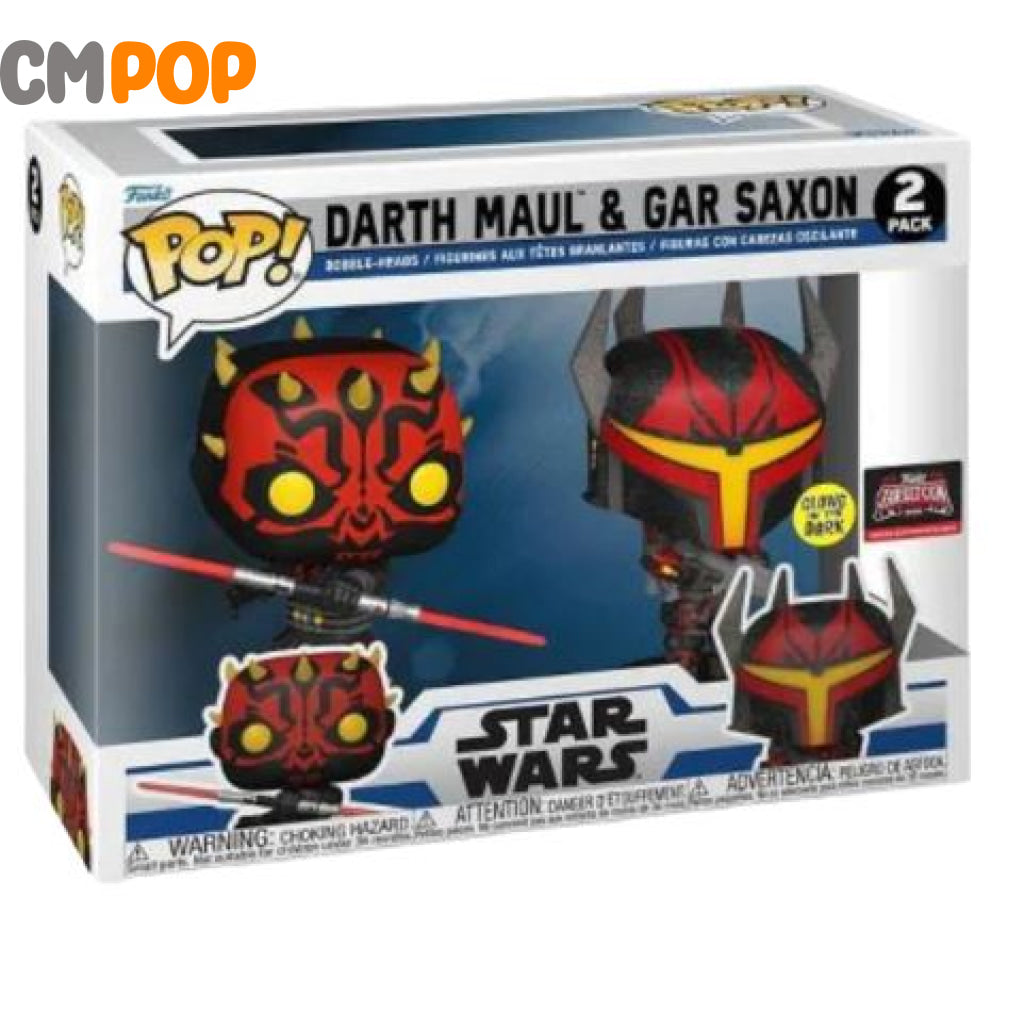 Darth Maul & Gar Saxon 2 Pack - Funko Pop! Star Wars Targetcon Exclusive Pop