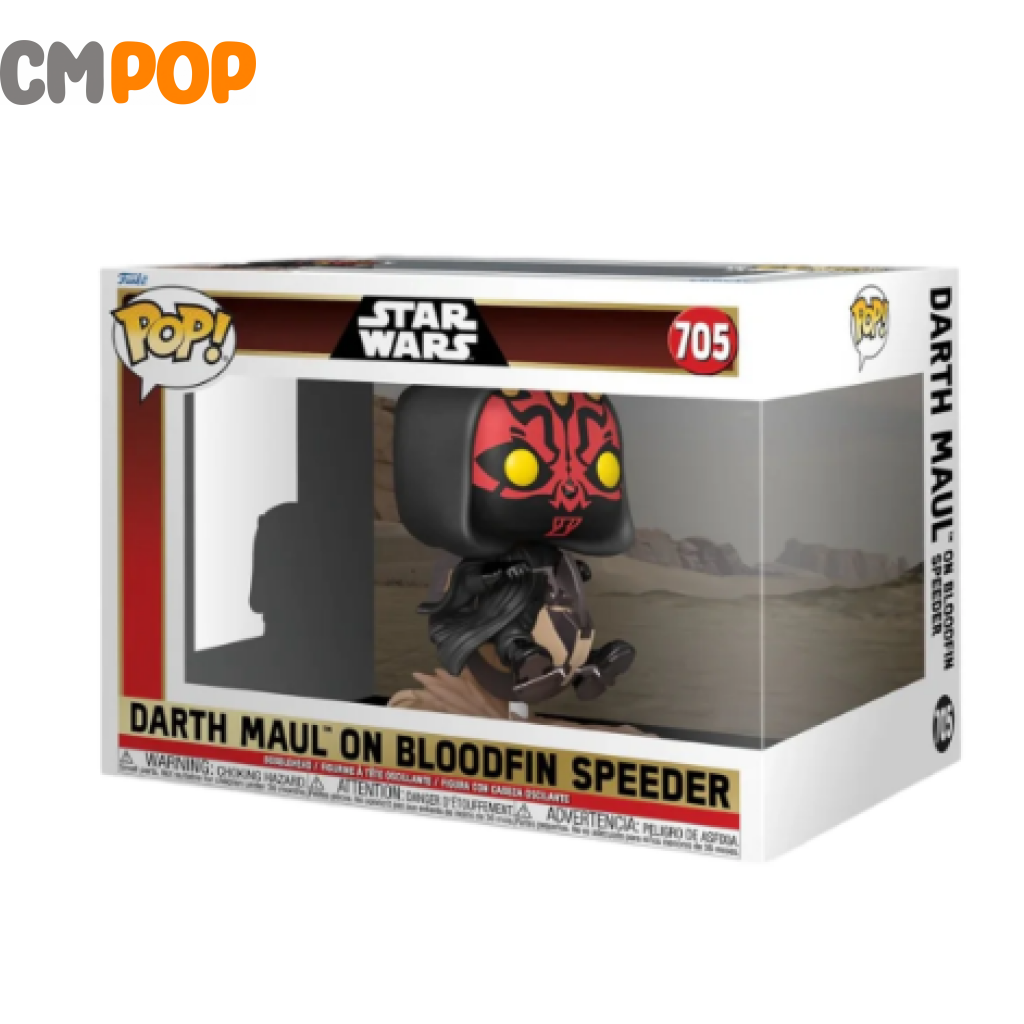 Darth Maul On Bloodfin Speeder - #705 Funko Pop! Rides Star Wars Pop