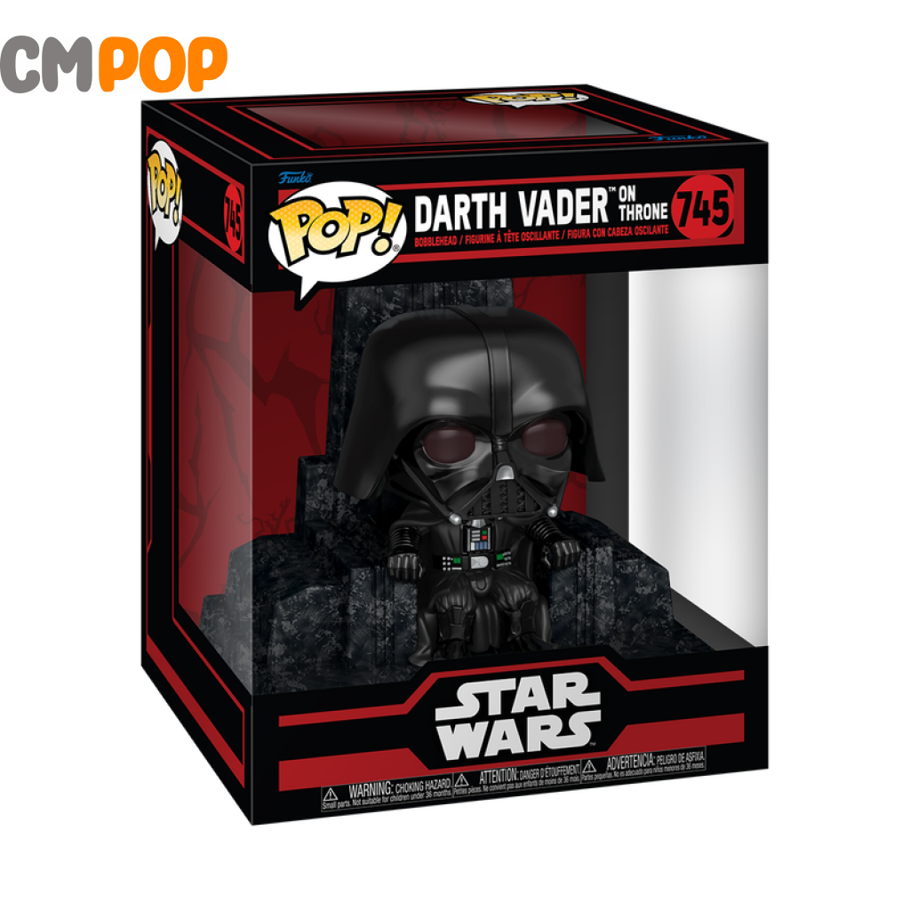 Darth Vader On Throne - #745- Funko Pop! Deluxe Star Wars Pop
