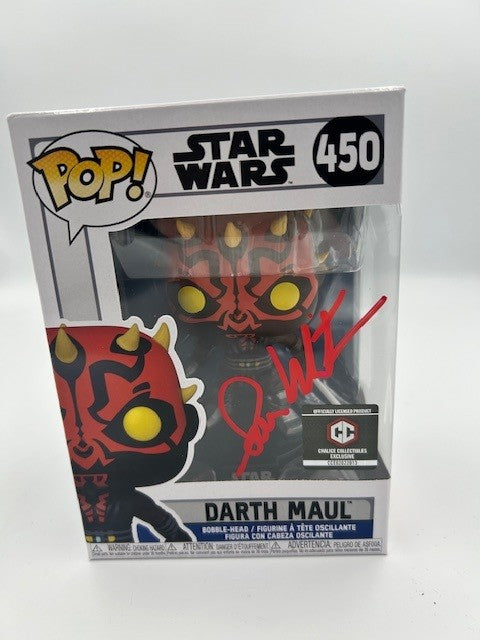 Darth Maul - #450 - Funko Pop! - Star Wars - Signed By Sam Witwer - Chalice Collectables Exclusive