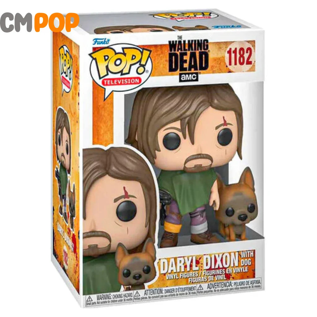 Daryl Dixon With Dog - #1182 The Walking Dead Television Funko Pop