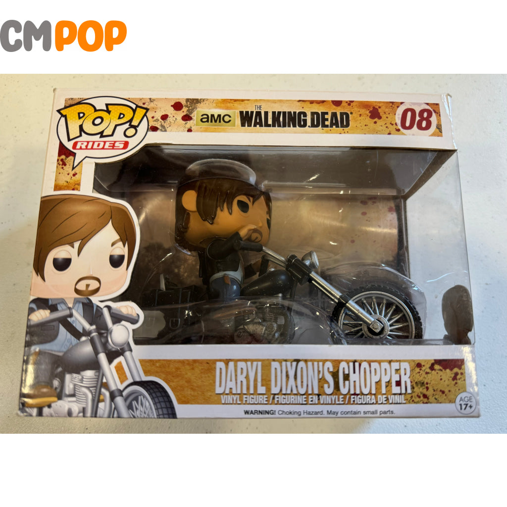 Daryl Dixon’s Chopper - #08 The Walking Dead Television Rides- Condition 8 Out 10 Funko Pop
