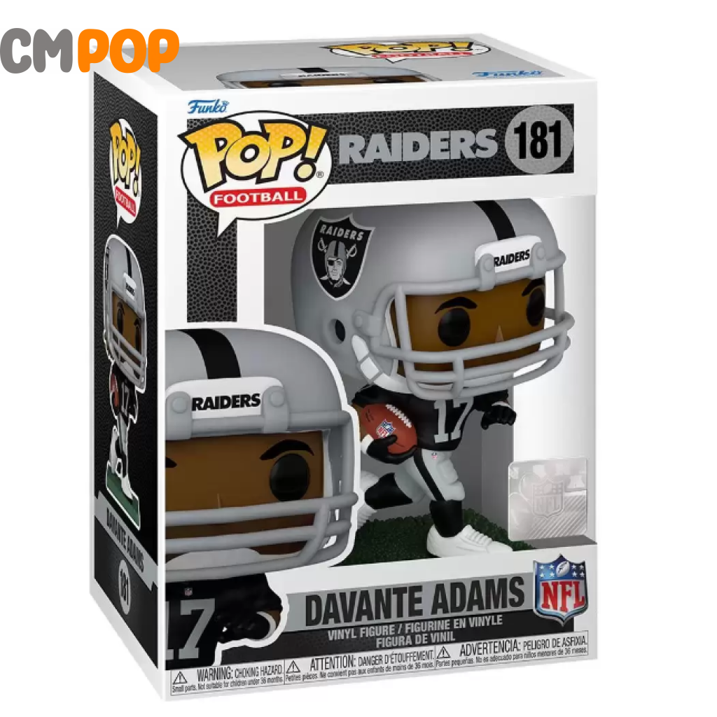 Raiders - Davante Adams #181 Funko Pop! Nfl Sports Pop