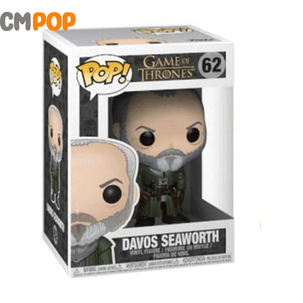 Davos Seaworth - #62 - Funko Pop! - Game Of Thrones - 8/10 condition Funko Pop