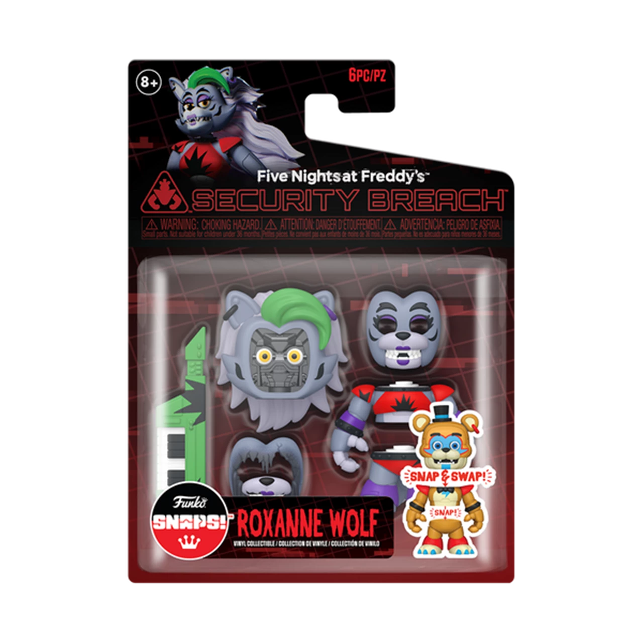 Glamrock Roxanna Five Nights At Freddys (FNAF) Snap Single Pack - Funko Pop!