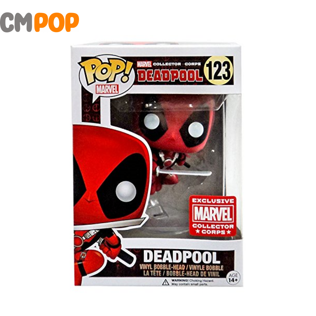 Deadpool - #123 Funko Pop! Marvel Collector Corps Exclusive Pop