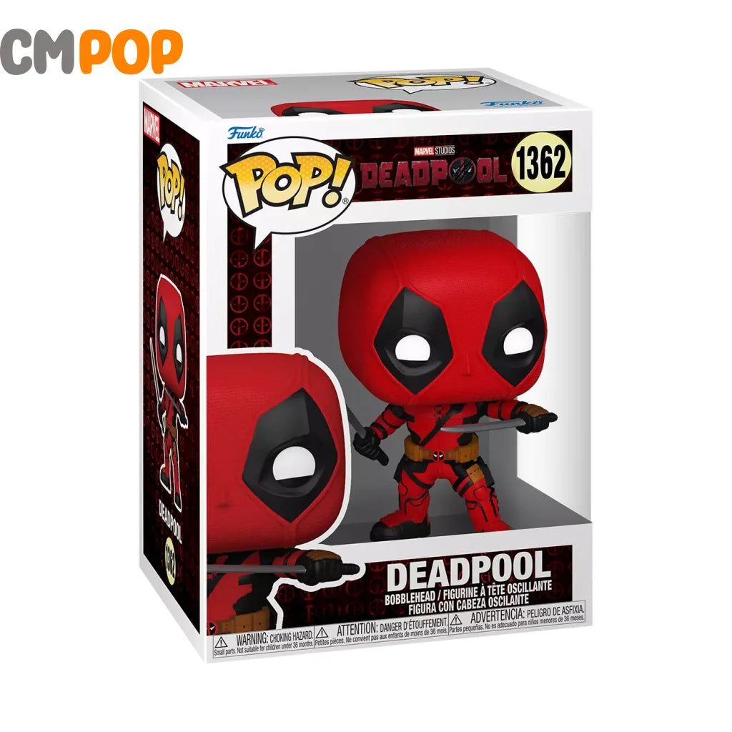 Deadpool - #1362- Funko Pop! 3 Marvel Pop