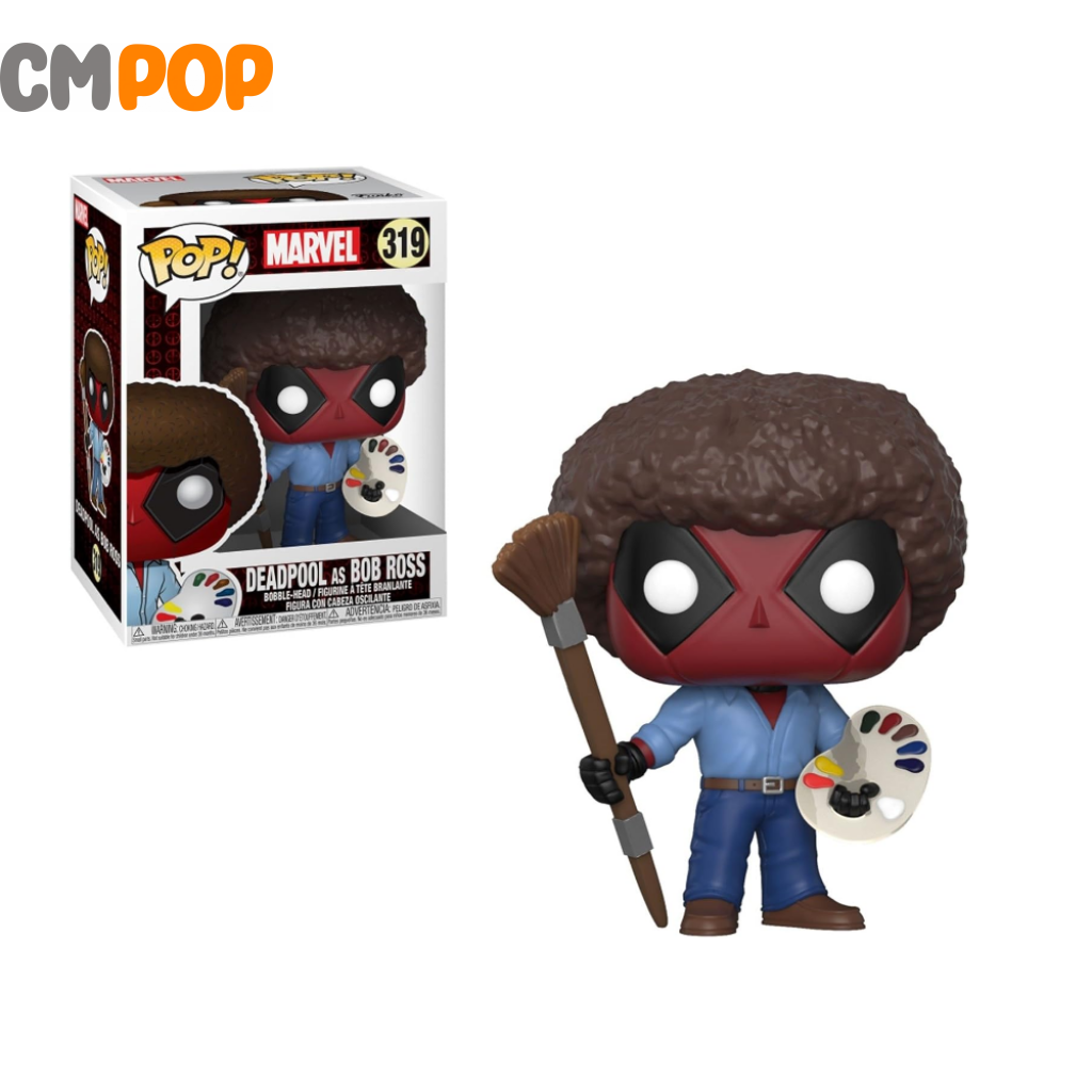 Deadpool As Bob Ross - #319- Funko Pop! Marvel Pop