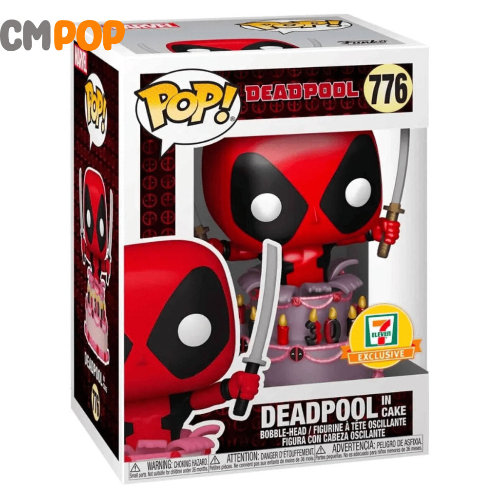 Deadpool In Cake - #776 Funko Pop! Marvel 7 Eleven Exclusive Pop