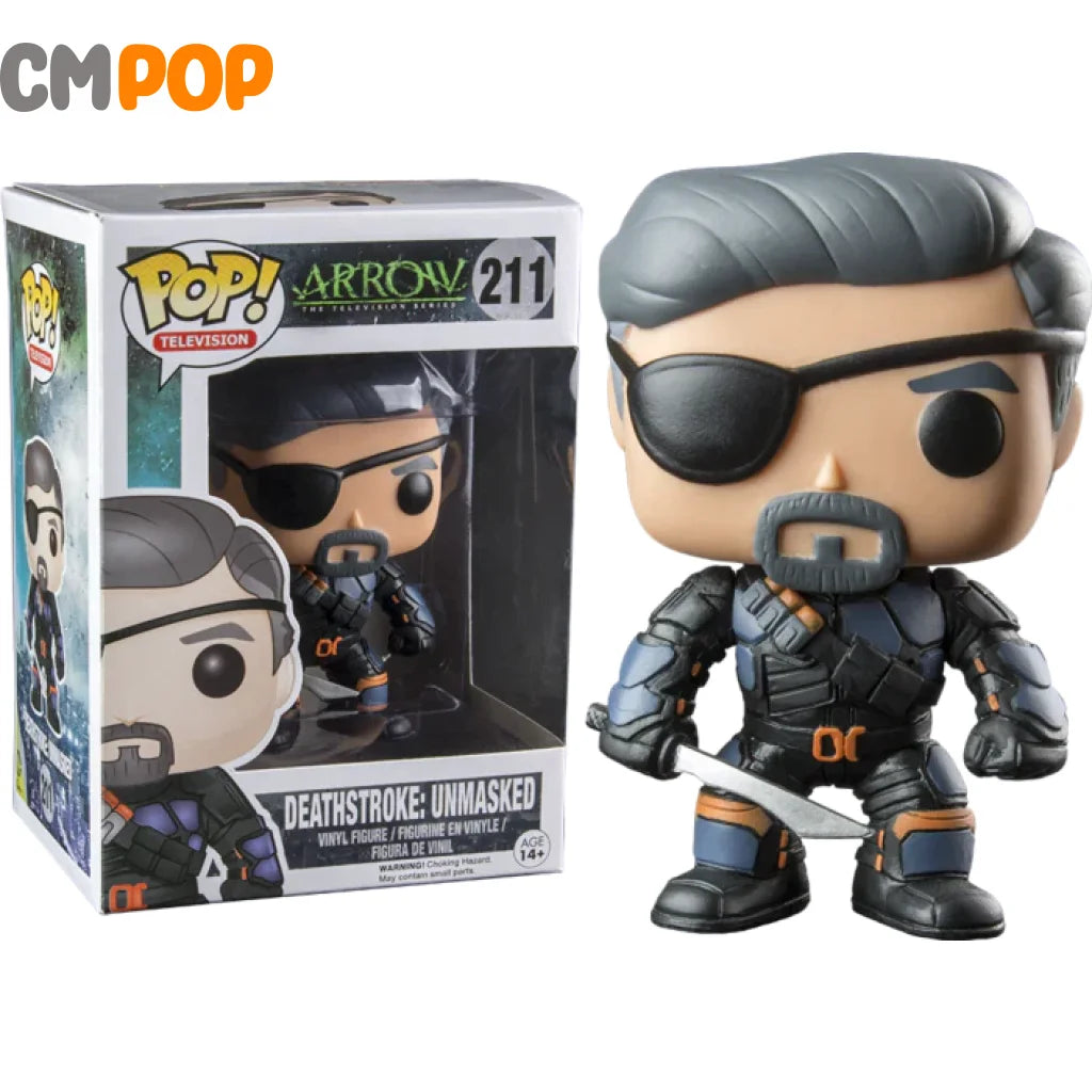 Deathstroke: Unmasked - #211 - Funko Pop! - Television - Arrow- Underground Toys Exclusive Funko Pop