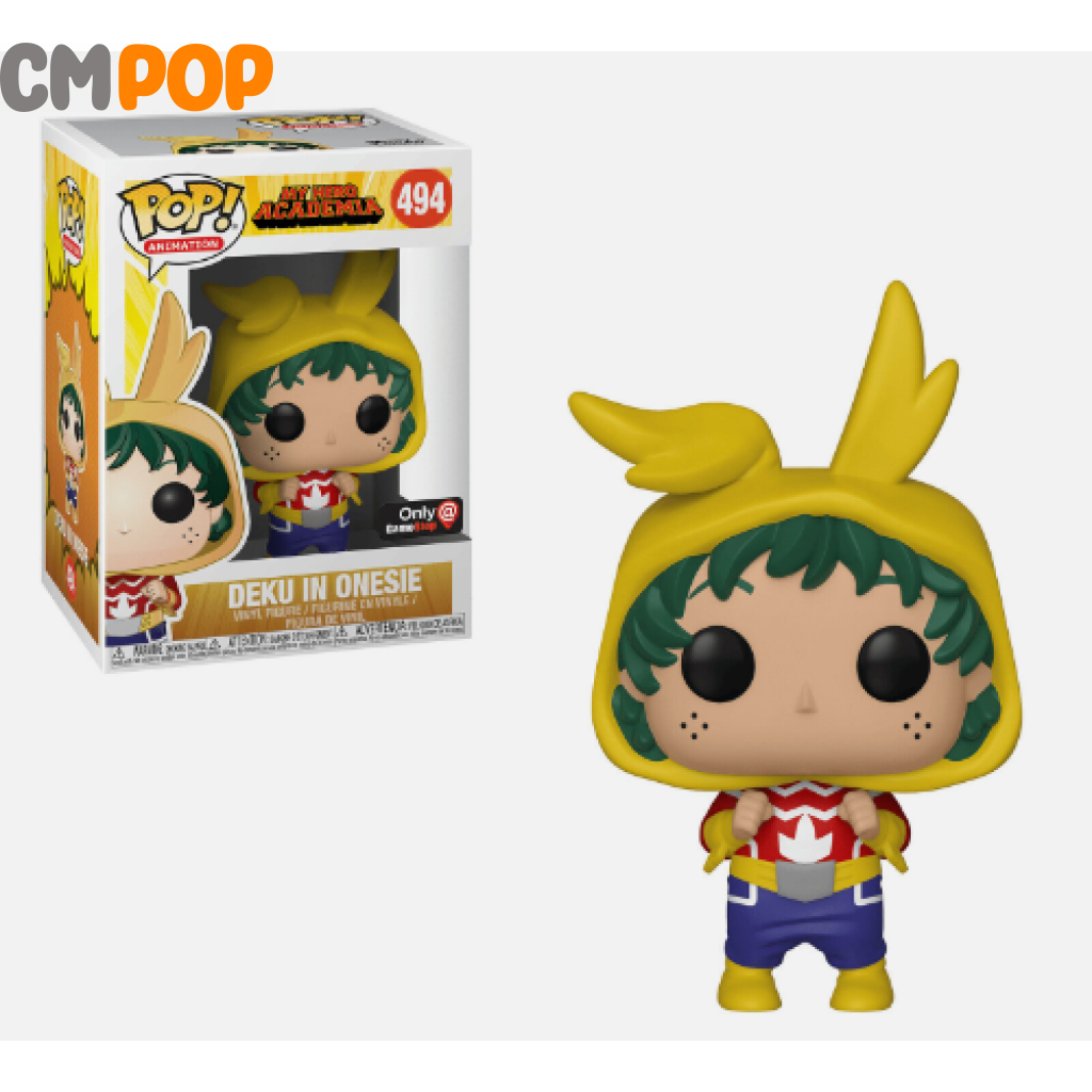 Deku In Onesie - #494 My Hero Academia Game Stop Exclusive Funko Pop