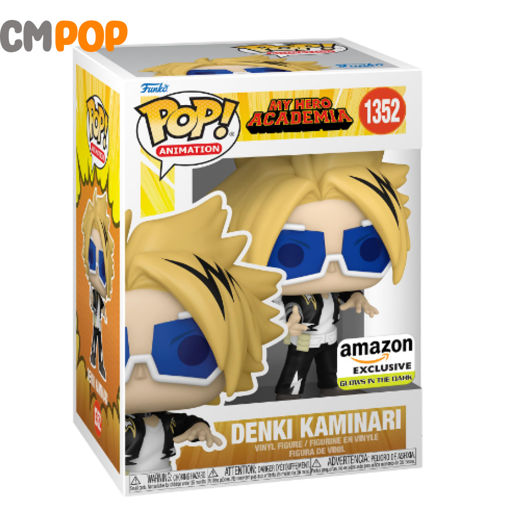 Denki Kaminari- My Hero Academia - #1352 Funko Pop! Amazon Excusive -Glow In The Dark Pop