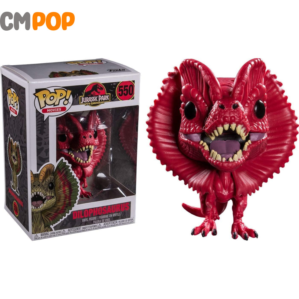 Dilophosaurus Red - #550 Funko Pop! Jurassic Park Pop