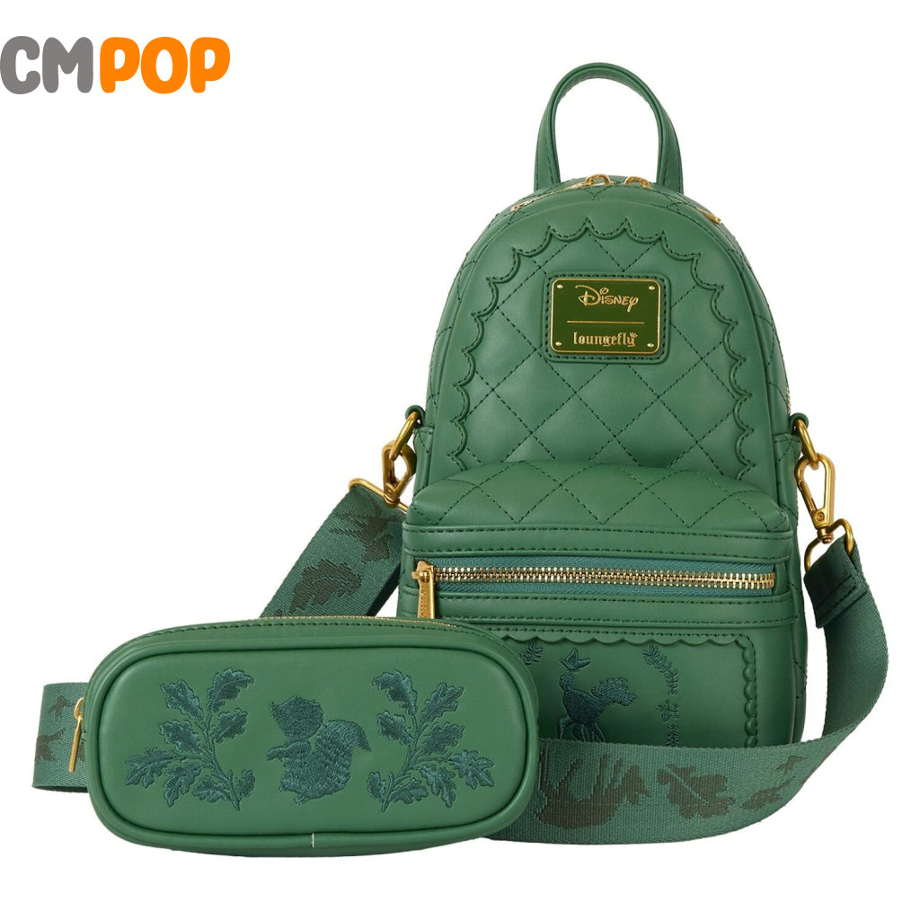 Disney Bambi Quilted Convertible Sling Bag - Loungefly Loungefly