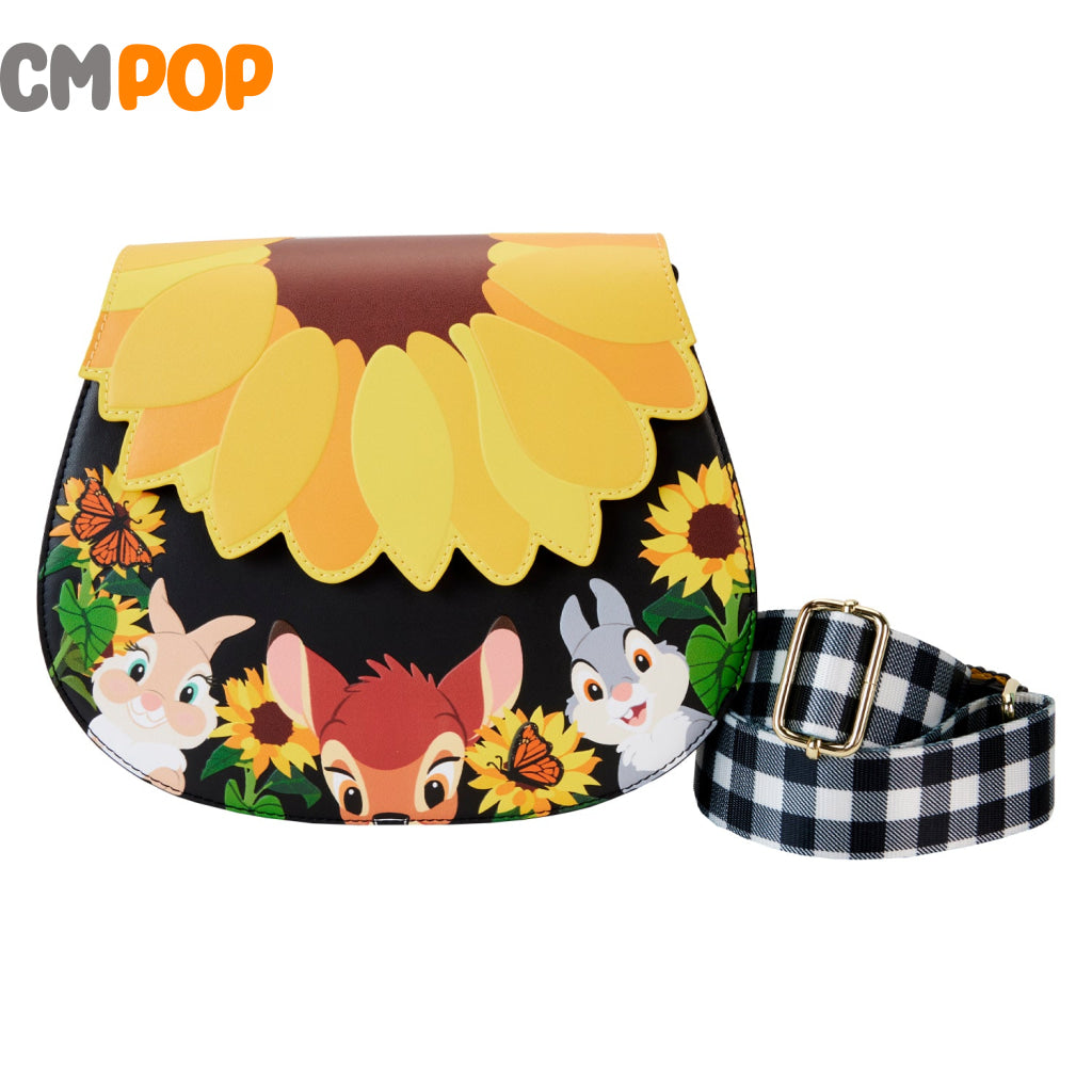 Disney Bambi Sunflower Strap Crossbody Bag - Loungefly