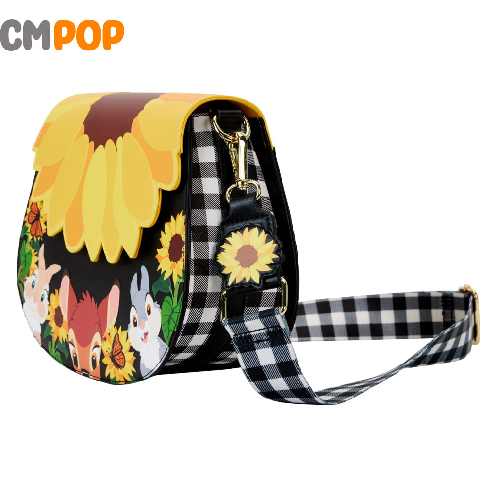Disney Bambi Sunflower Strap Crossbody Bag - Loungefly