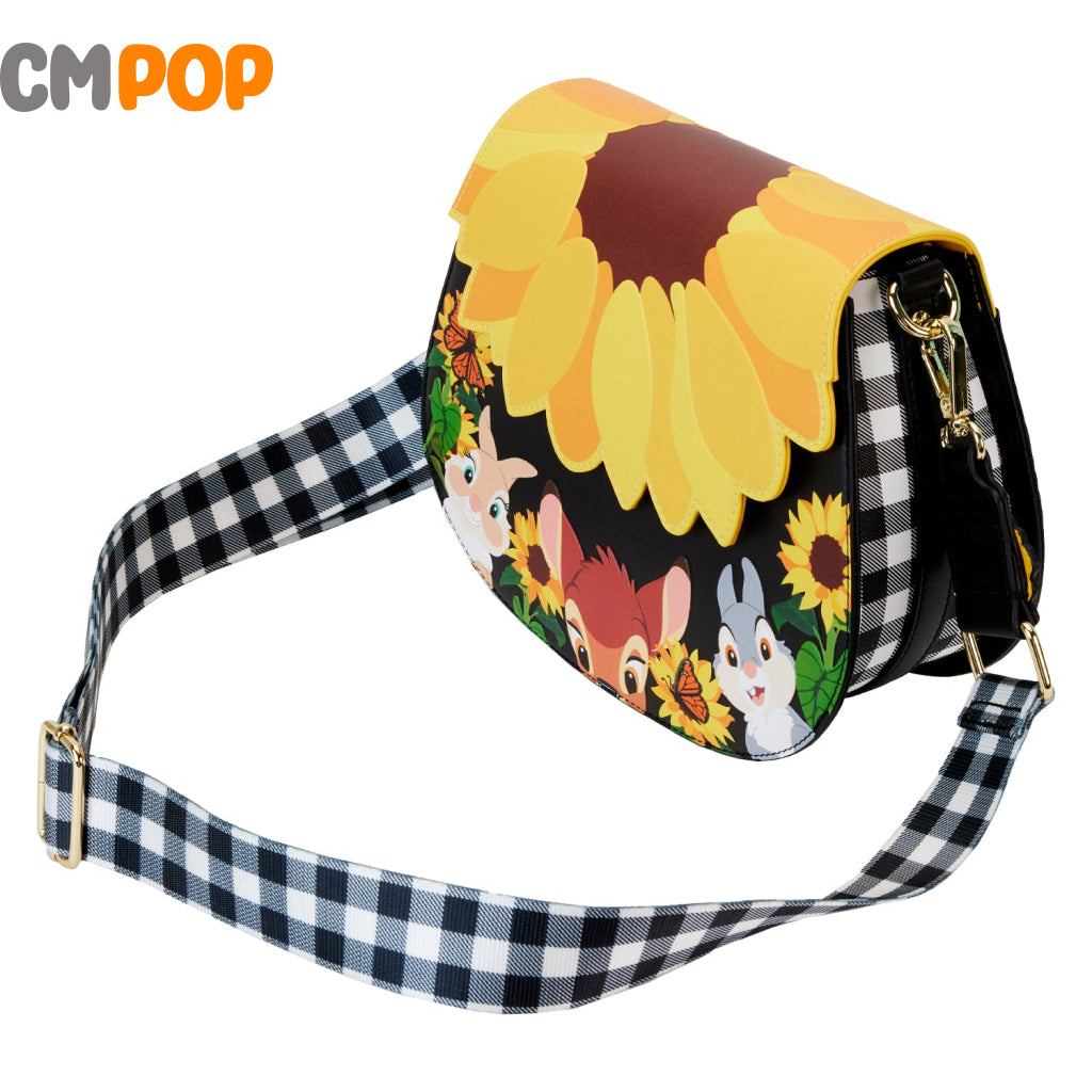 Disney Bambi Sunflower Strap Crossbody Bag - Loungefly