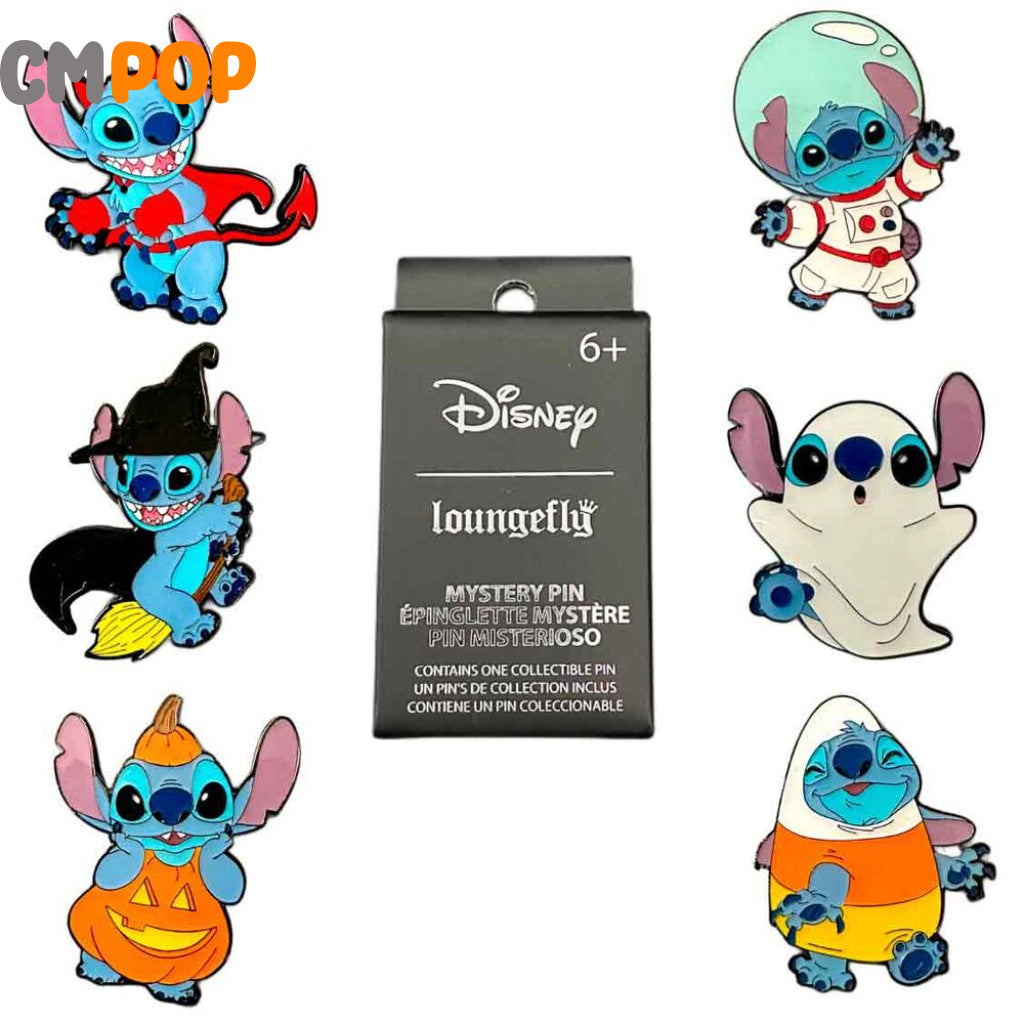 Disney:blind Pin Set: Stitch Halloween - Disney Loungefly Pins Funko Pop