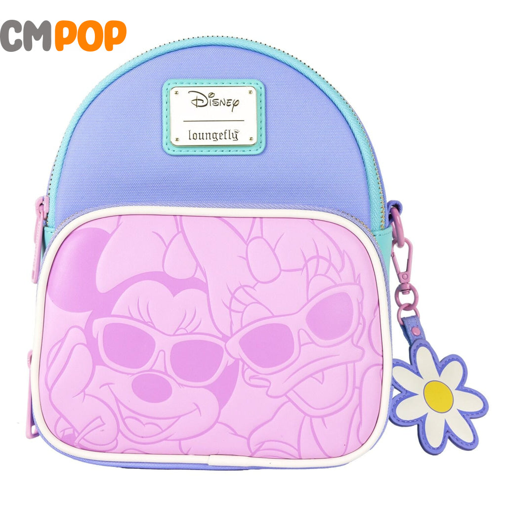 Disney Daisy Duck and Minnie Mouse Mini Convertible Backpack - Loungefly Loungefly