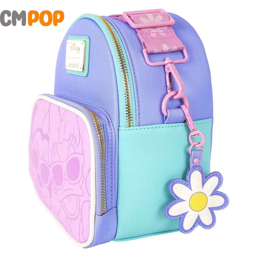 Disney Daisy Duck and Minnie Mouse Mini Convertible Backpack - Loungefly Loungefly