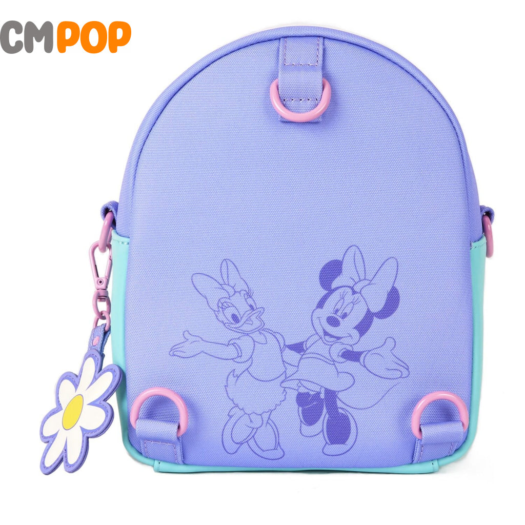 Disney Daisy Duck and Minnie Mouse Mini Convertible Backpack - Loungefly Loungefly