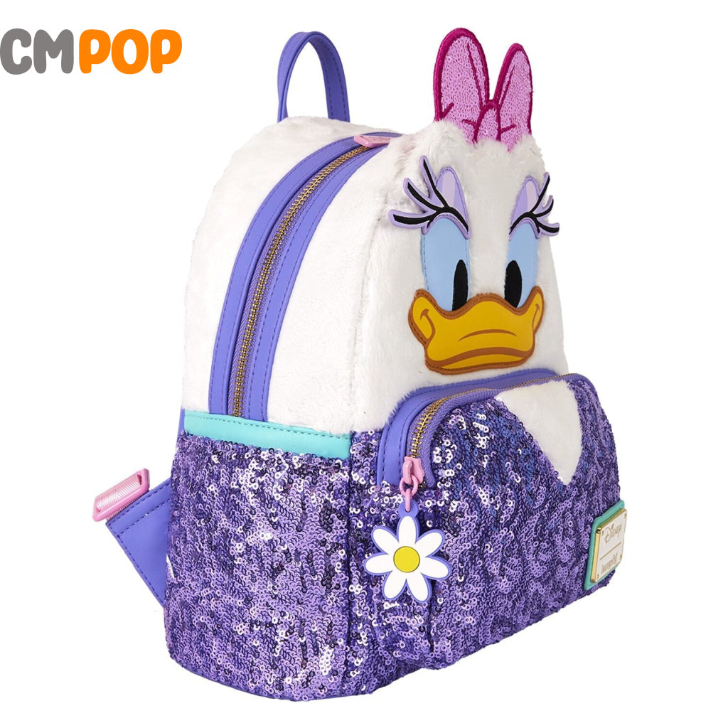Disney Daisy Duck Plush Mini Backpack - Loungefly Loungefly