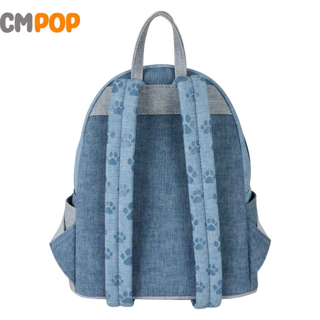 Disney dogs & cats faux denim mini backpack - Loungefly Loungefly