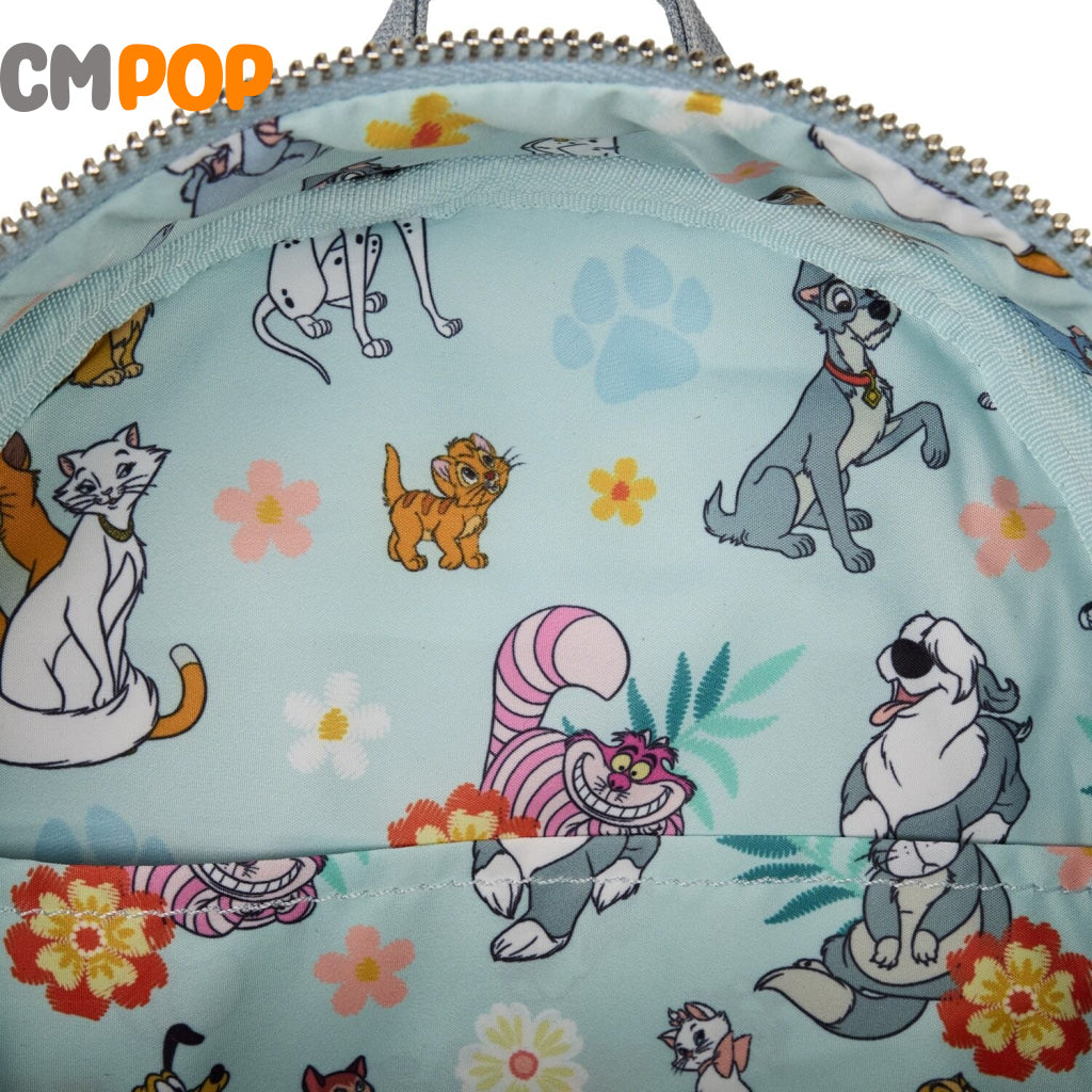 Disney dogs & cats faux denim mini backpack - Loungefly Loungefly