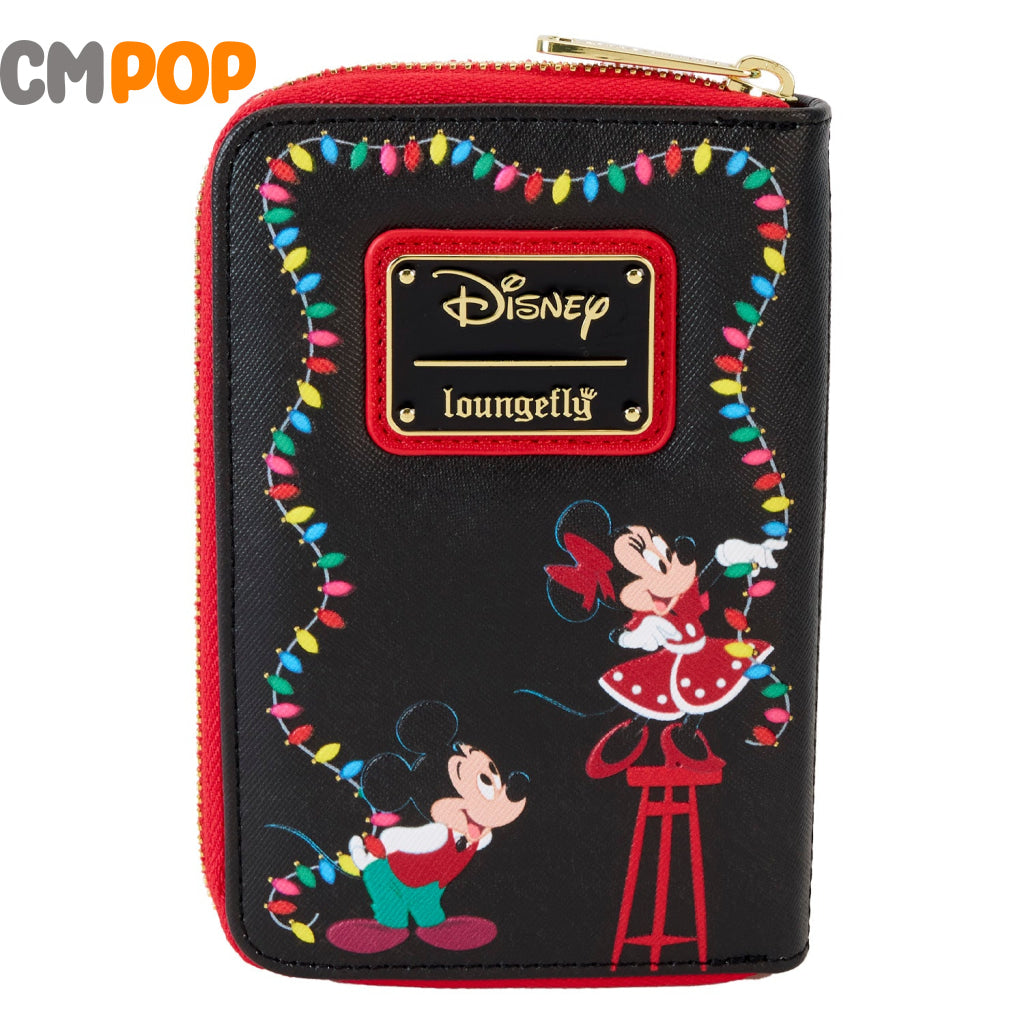 Disney Donald Wrapped In Lights Zip Around Wallet - Loungefly