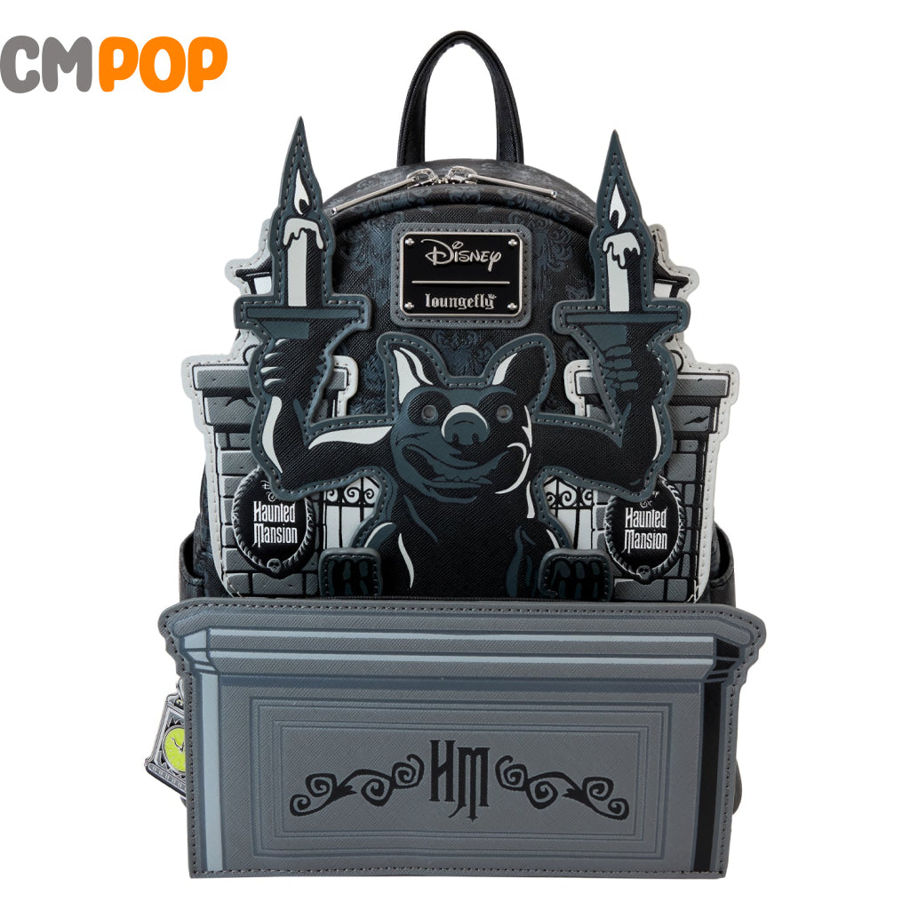Disney Haunted Mansion Gargoyle Wallpaper Mini Backpack - Loungefly