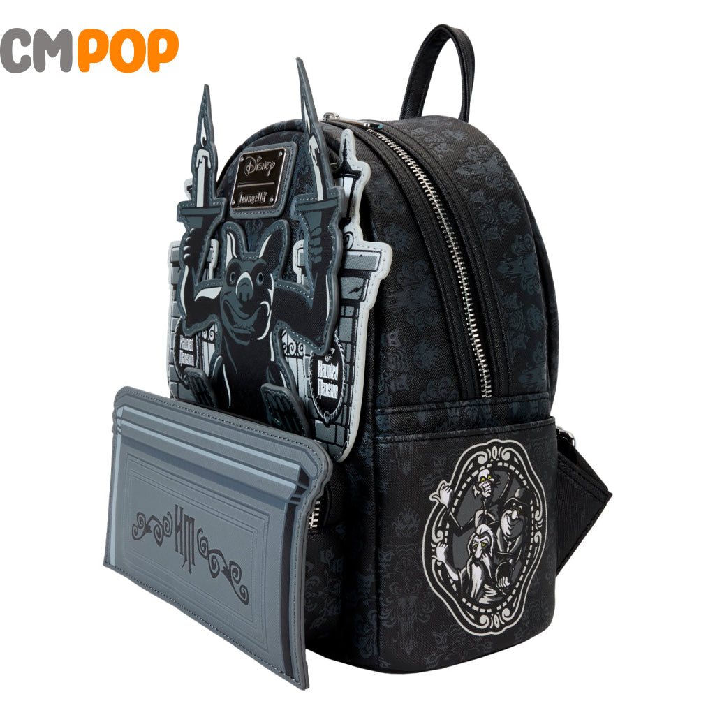 Disney Haunted Mansion Gargoyle Wallpaper Mini Backpack - Loungefly