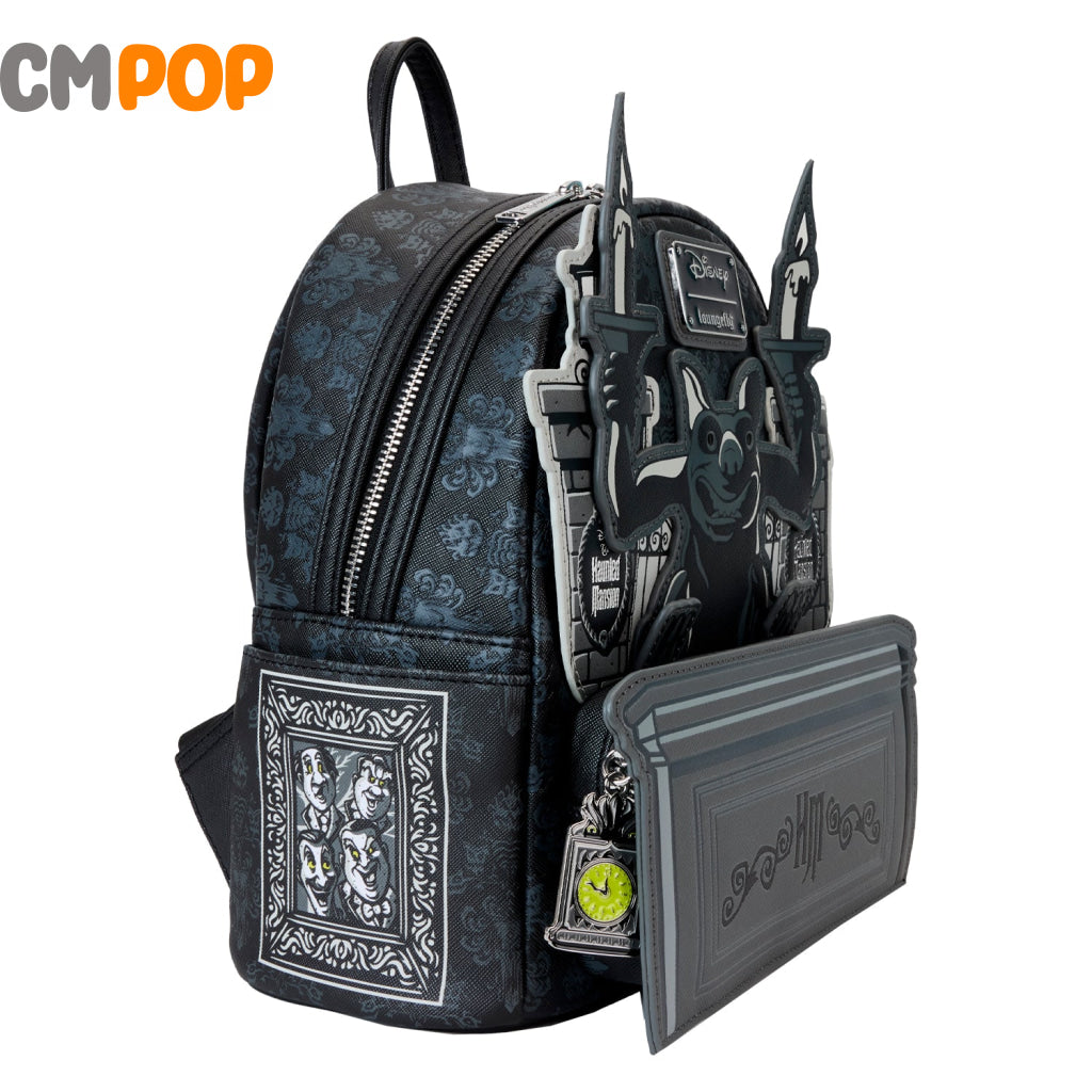 Disney Haunted Mansion Gargoyle Wallpaper Mini Backpack - Loungefly