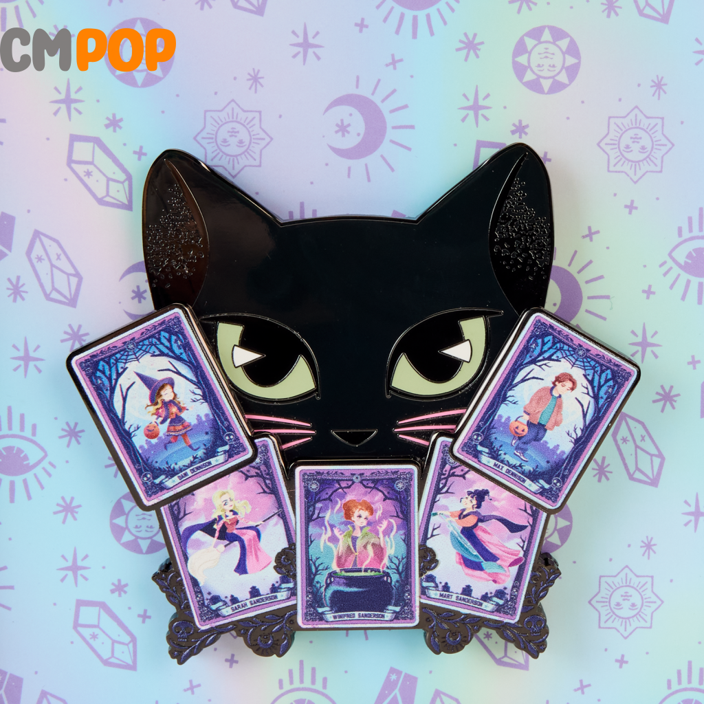 Disney Hocus Pocus Tarot Binx Gitd Sliding 3’’ Collector Box Pin - Loungefly Funko Pop