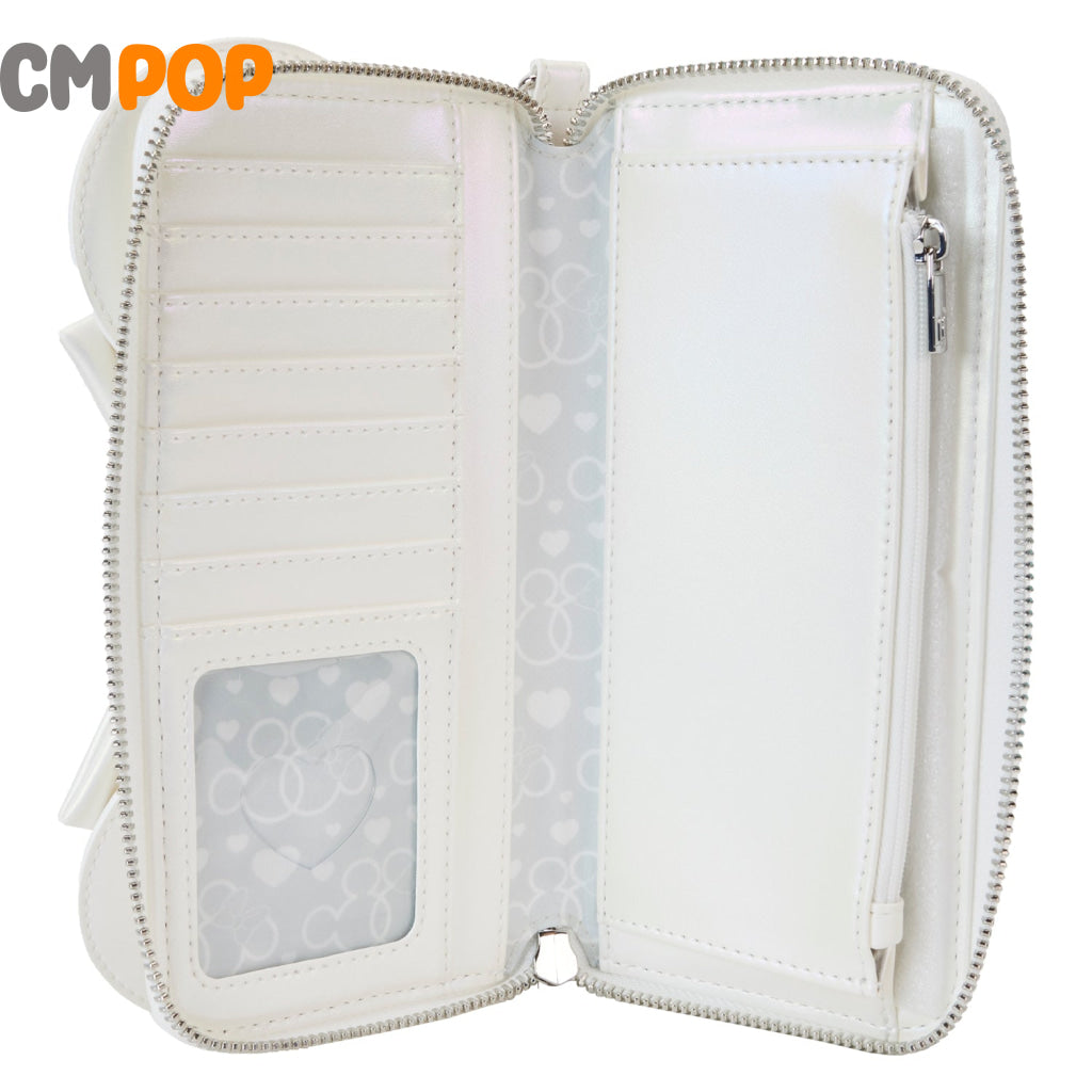 Disney Iridescent Wedding Wristlet Wallet - Loungefly