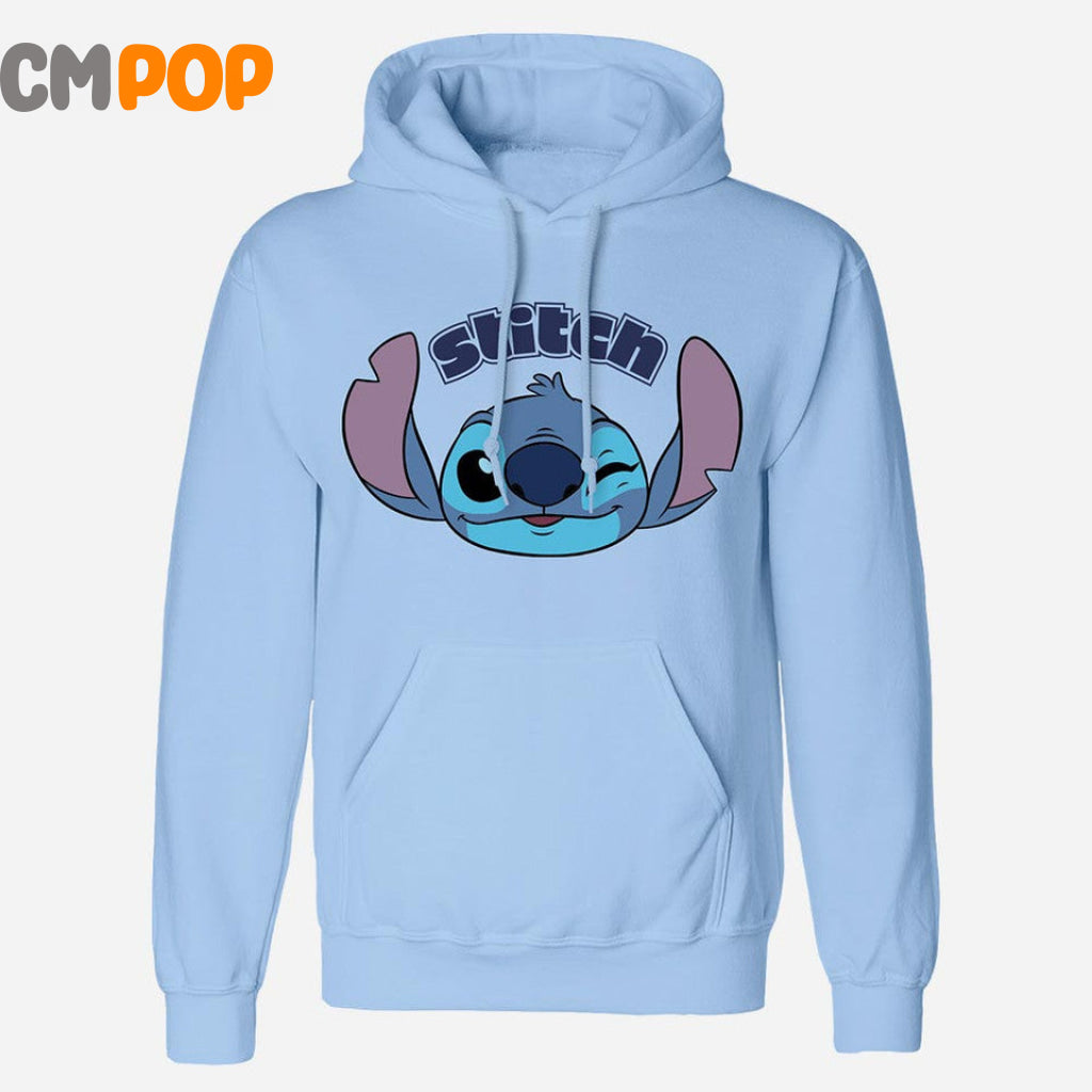 Disney -Lilo and Stitch Cute Face (Pullover Hoodie)