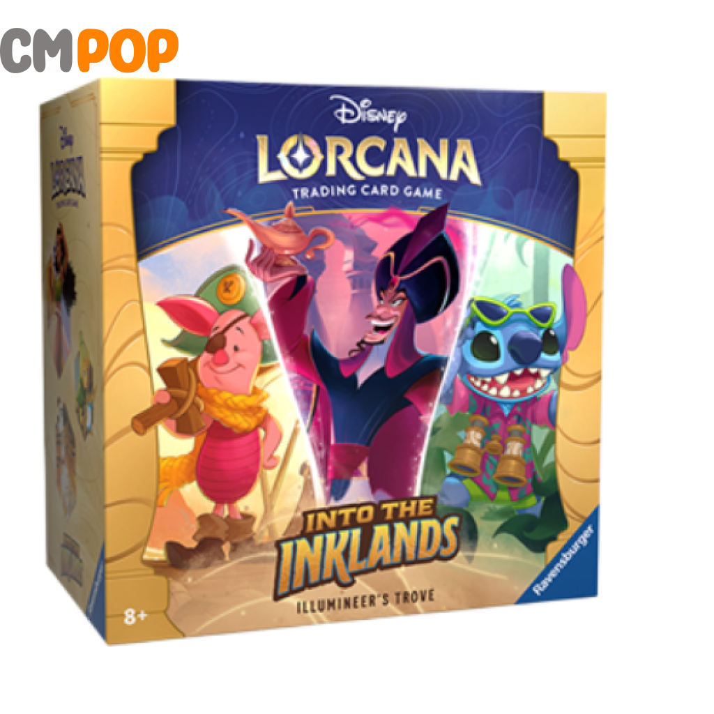 Disney Lorcana Trading Card Game Seris 3: Into The Inklands – Trove Trainer Set Pokémon