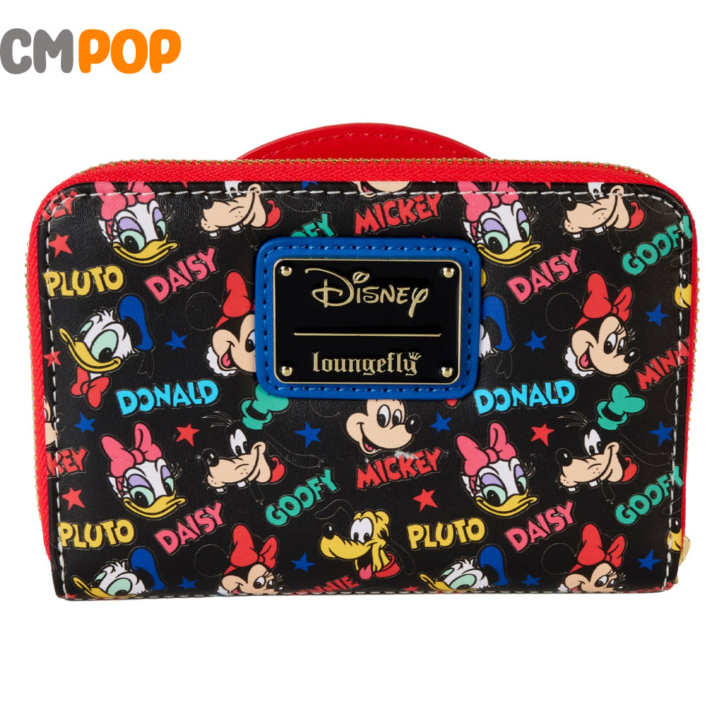 Disney Mickey And Friends Classic Zip Around Wallet - Loungefly