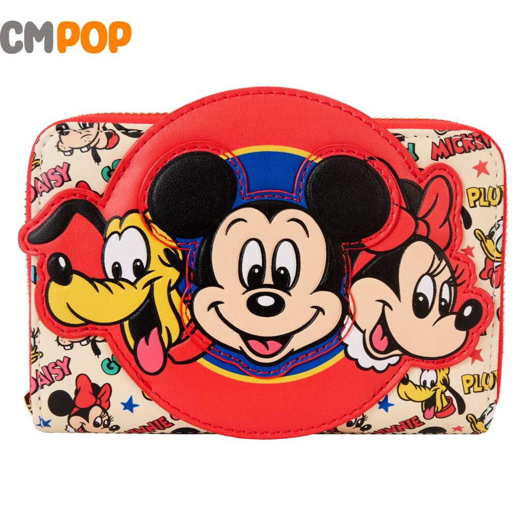 Disney Mickey And Friends Classic Zip Around Wallet - Loungefly
