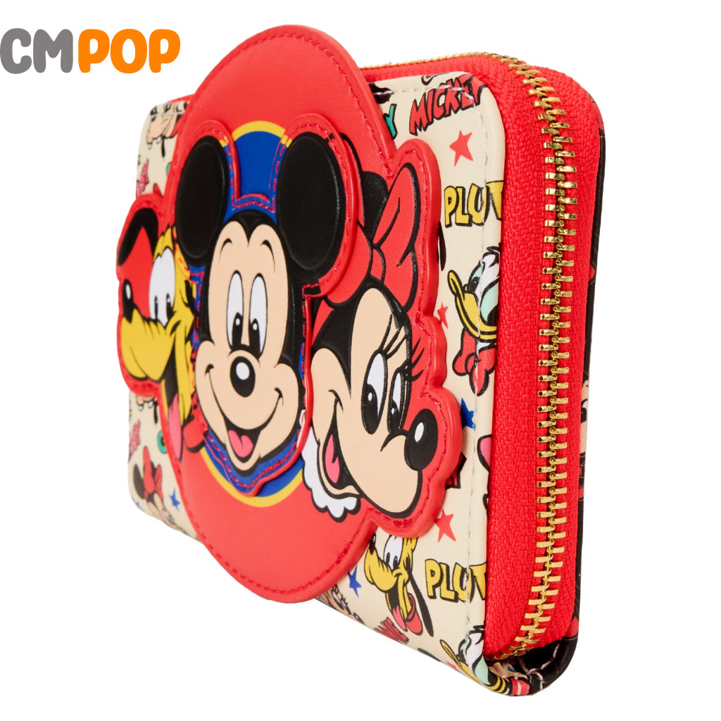 Disney Mickey And Friends Classic Zip Around Wallet - Loungefly