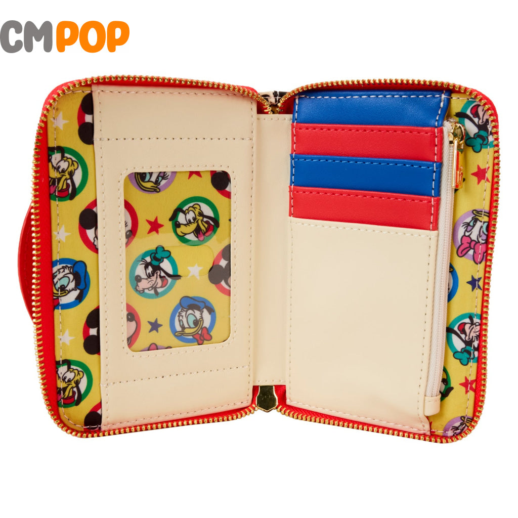 Disney Mickey And Friends Classic Zip Around Wallet - Loungefly