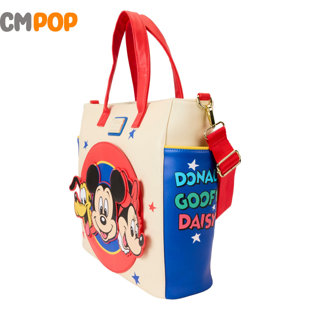 Disney Mickey And Friends Convertible Backpack Tote Bag - Loungefly