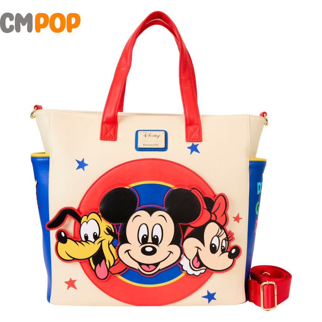 Disney Mickey And Friends Convertible Backpack Tote Bag - Loungefly