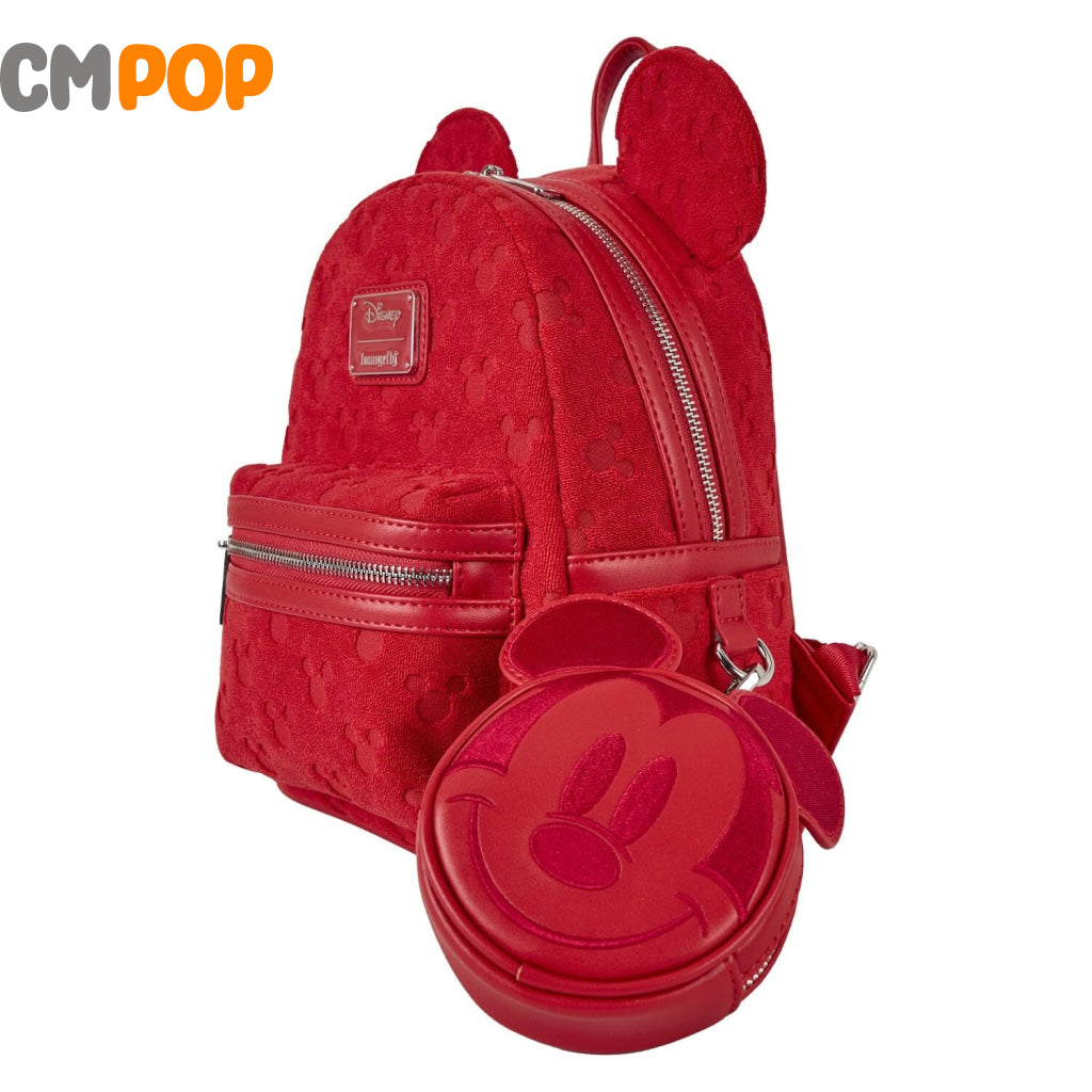 Disney Mickey ears burnout mini backpack - Loungefly Loungefly