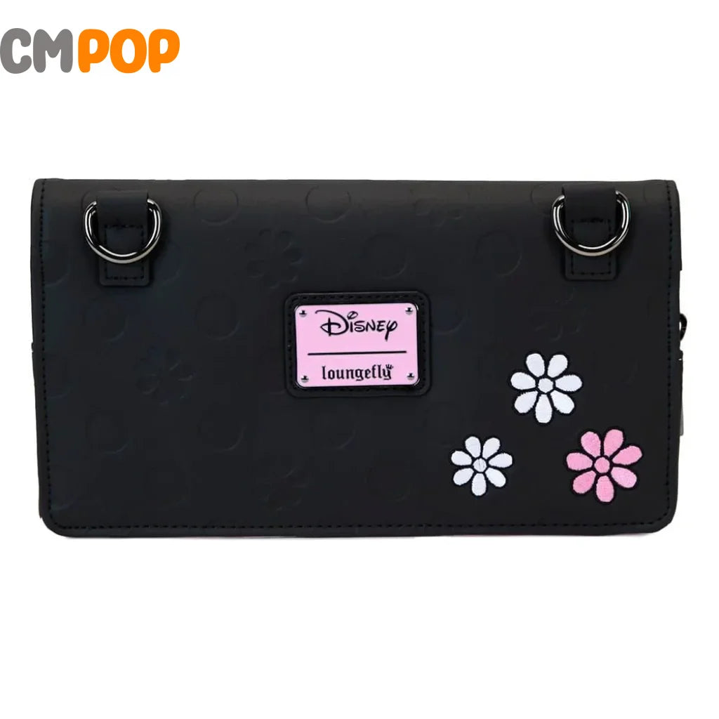 Disney Minnie Floral Rock The Dots Flap Clutch Crossbody - Loungefly Loungefly