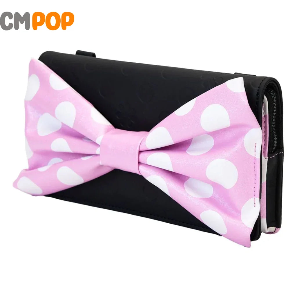 Disney Minnie Floral Rock The Dots Flap Clutch Crossbody - Loungefly Loungefly
