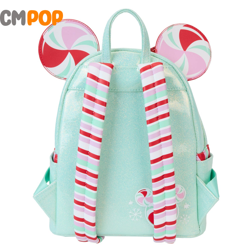 Disney Minnie Holiday Peppermint Ornaments Mini Backpack - Loungefly