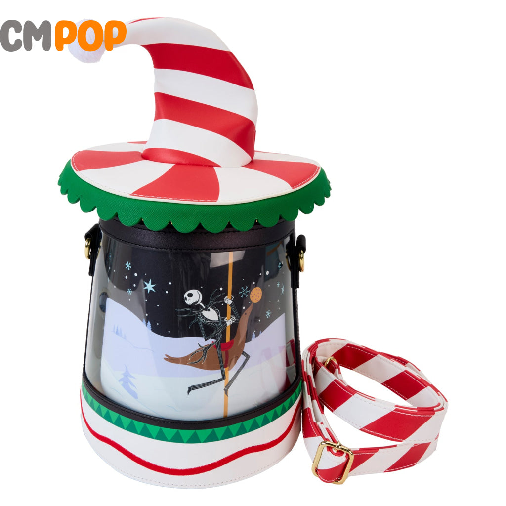 Disney Nightmare Before Christmas Candy Cane Jack Crossbody Bag - Loungefly