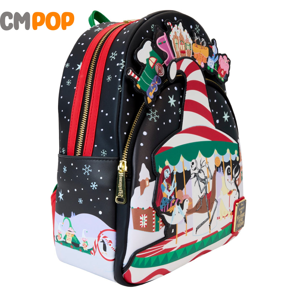 Disney Nightmare Before Christmas Journey To Town Mini Backpack - Loungefly