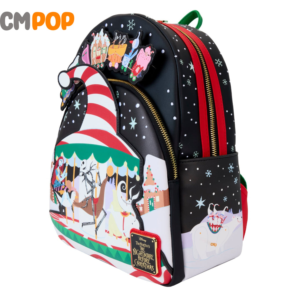 Disney Nightmare Before Christmas Journey To Town Mini Backpack - Loungefly